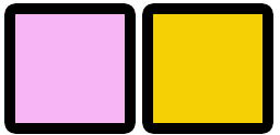 Pink block (sissification) and yellow block (urine/pee)