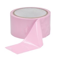 A roll of pink bondage tape